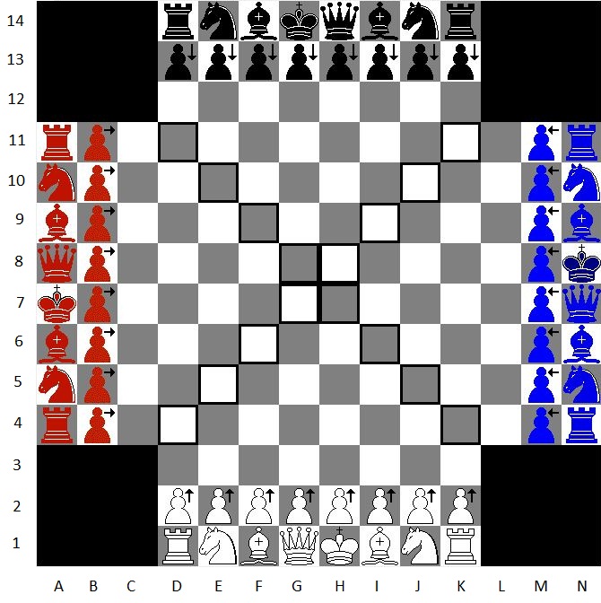 Four-player Chess 